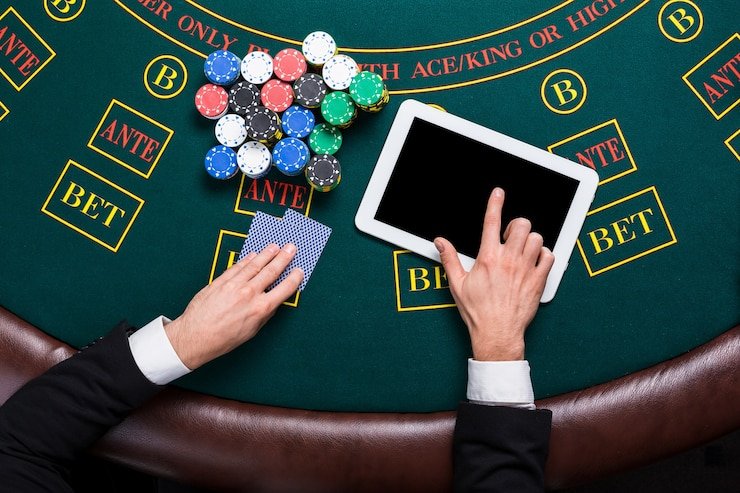 Antarmuka permainan Bandar Poker di aplikasi Android milenium88